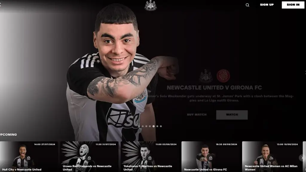 newcastle united introduces global streaming service business manchester