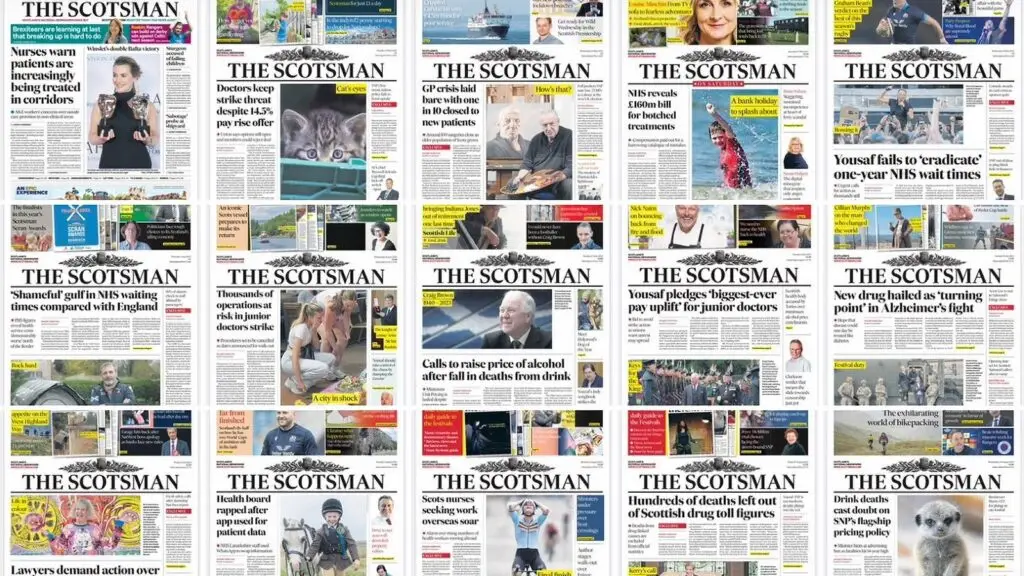 scotsman journalists warn of ‘death of a thousand cuts at historic title business manchester