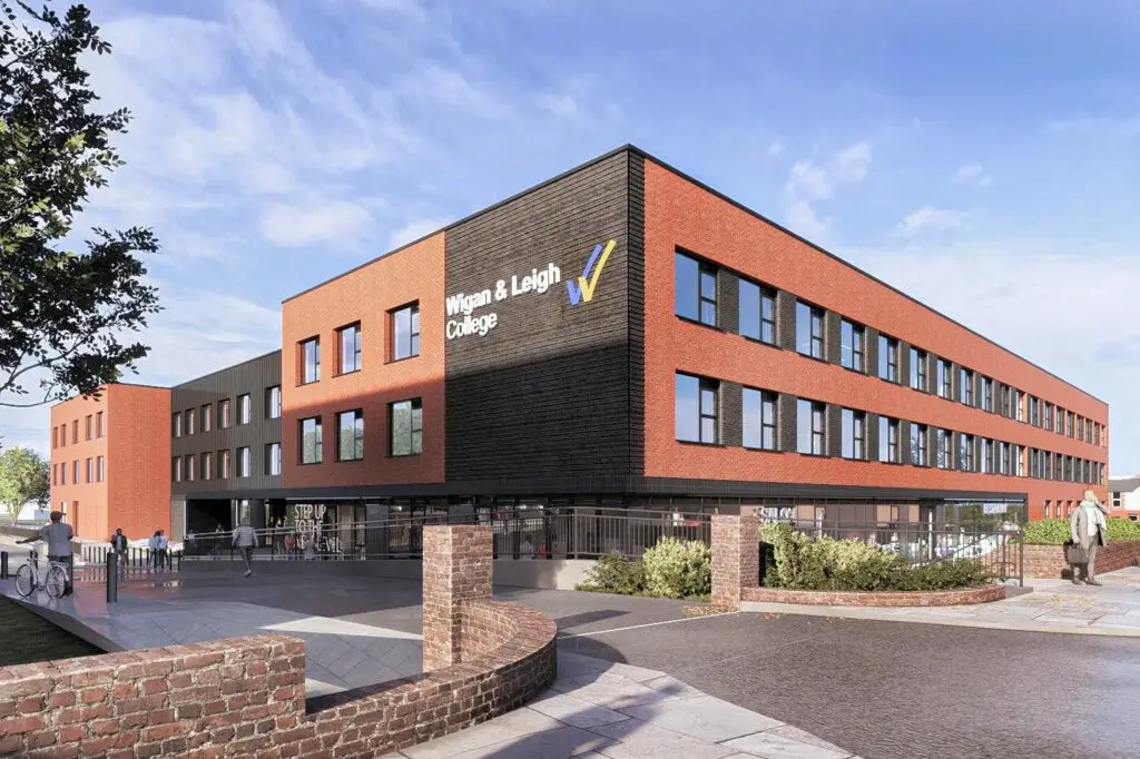 appointment to deliver 49m net zero campus at wigan leigh college business manchester