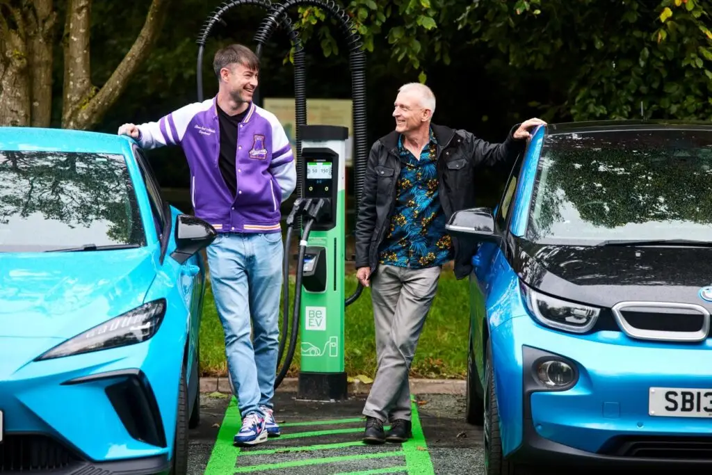 towns largest ev ultra rapid charging hub to open business manchester